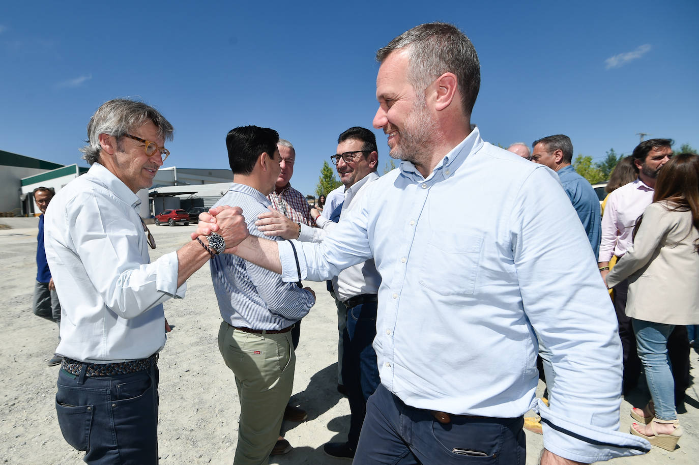 La visita de Núñez Feijóo a Cieza, en imágenes