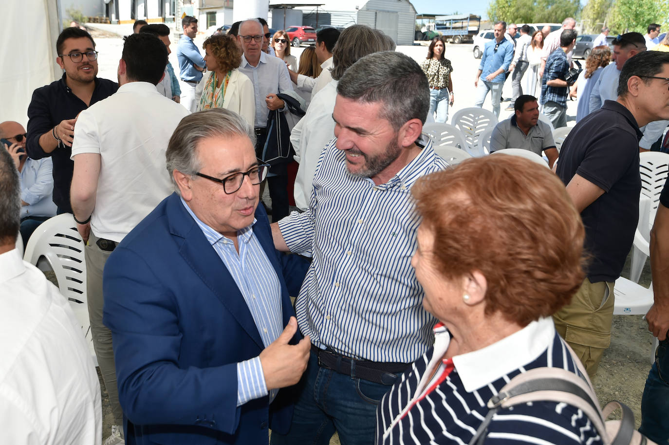 La visita de Núñez Feijóo a Cieza, en imágenes