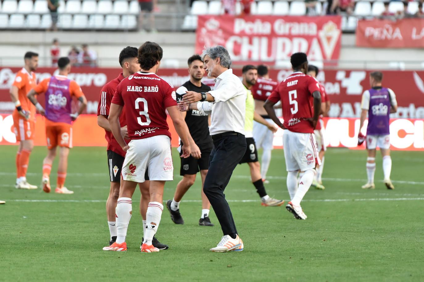 El empate del Real Murcia frente al Mérida, en imágenes