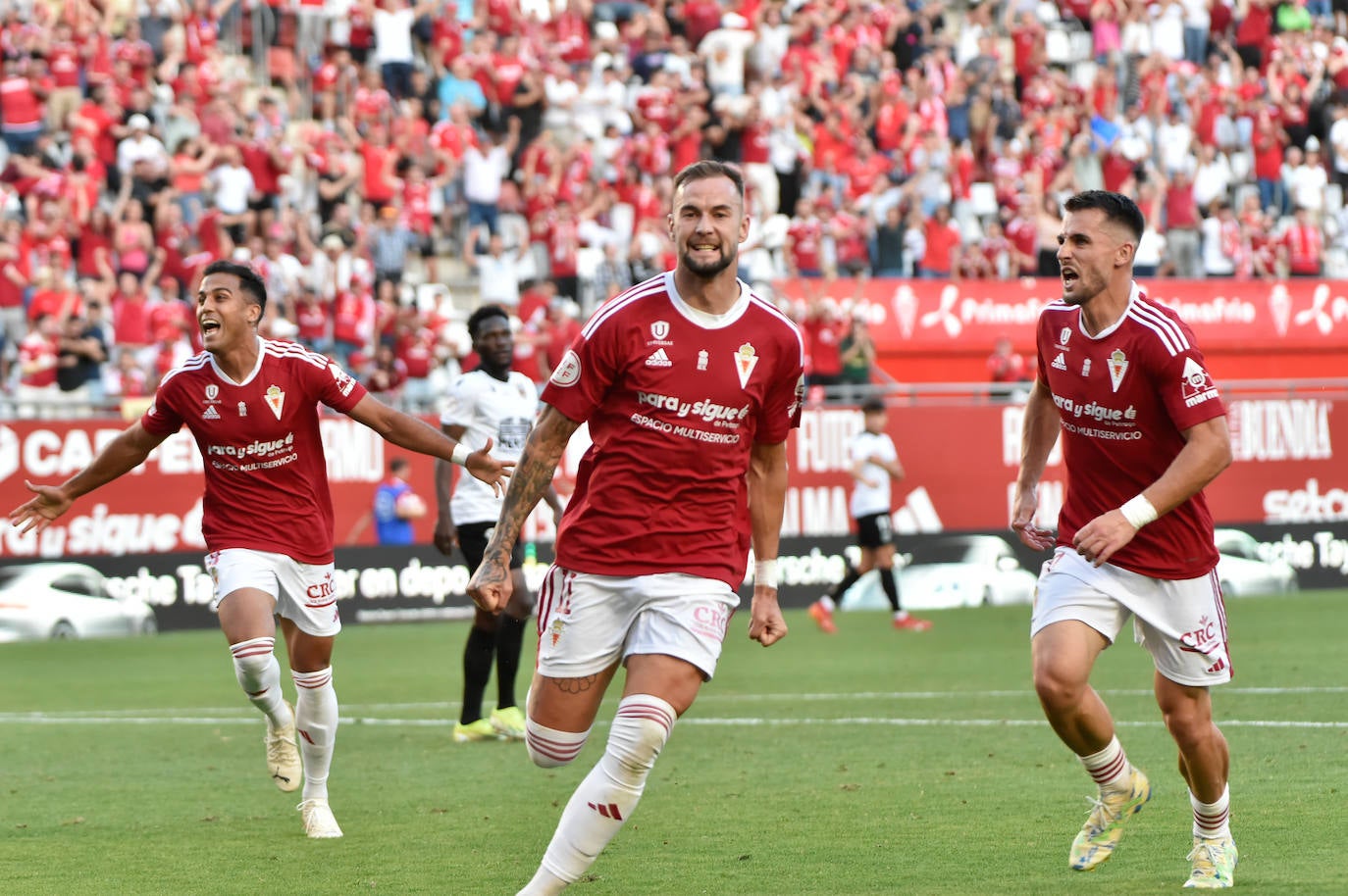 El empate del Real Murcia frente al Mérida, en imágenes
