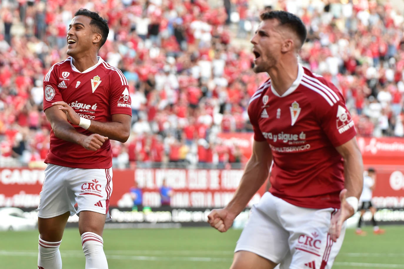 El empate del Real Murcia frente al Mérida, en imágenes