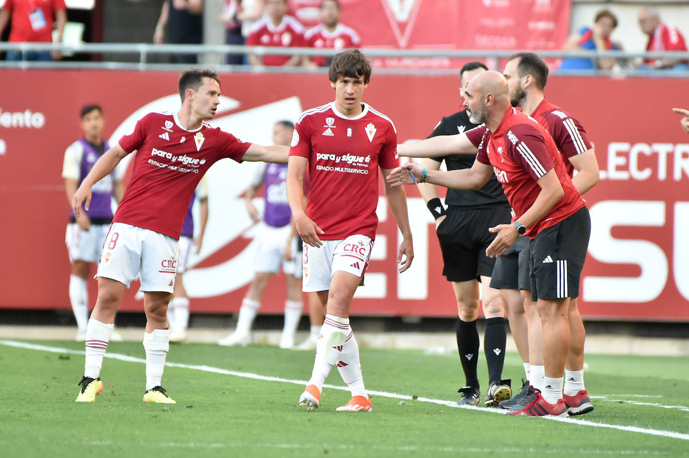 El empate del Real Murcia frente al Mérida, en imágenes