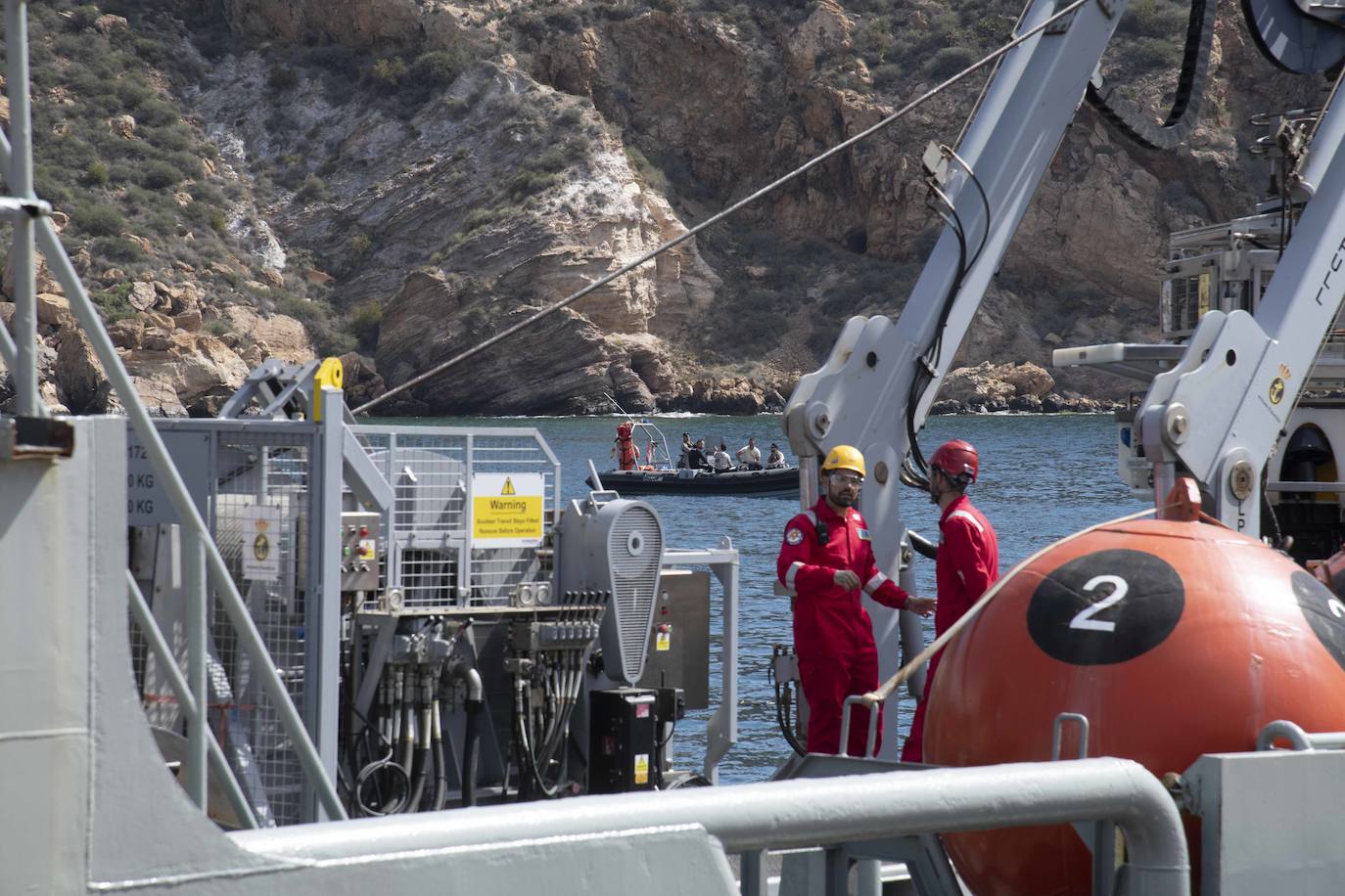 La visita del Rey Felipe VI a la Fuerza de Acción Marítima en Cartagena, en imágenes