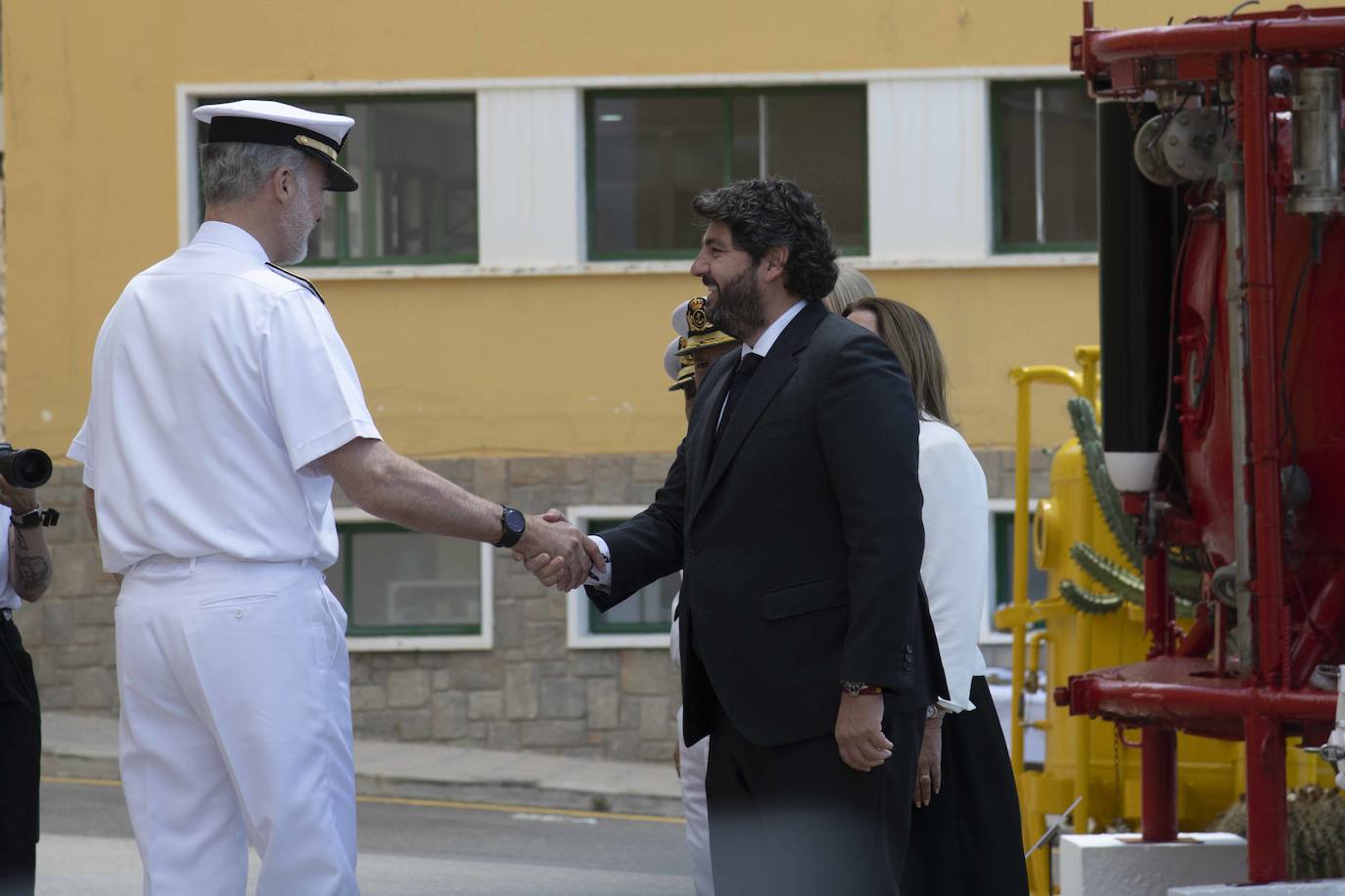La visita del Rey Felipe VI a la Fuerza de Acción Marítima en Cartagena, en imágenes