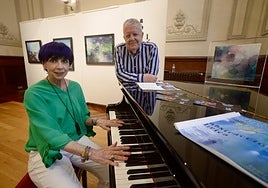 A cuatro manos. Ester Monasterio y Salvador Moreno han realizado una creación conjunta.