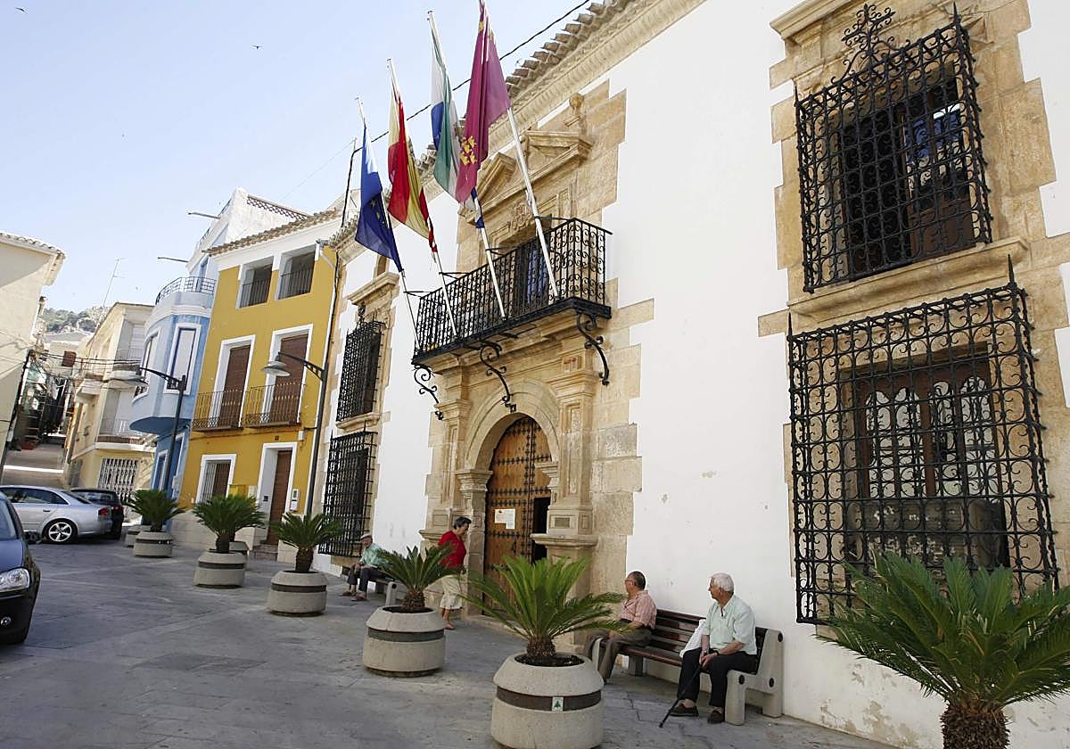 El Ayuntamiento de Ricote, en una foto de archivo.