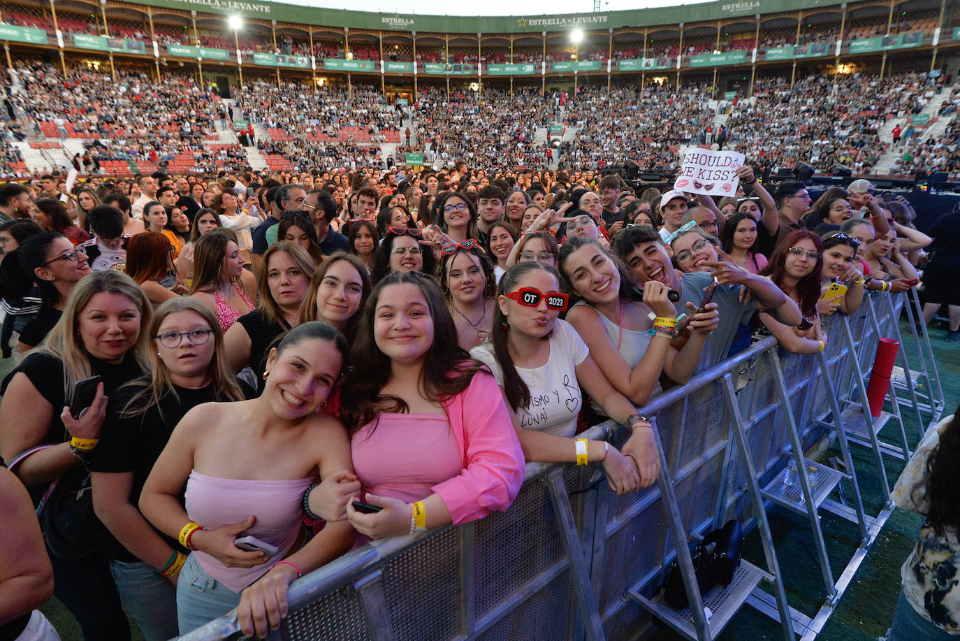 Imágenes del concierto de Operación Triunfo en la Plaza de Toros de Murcia