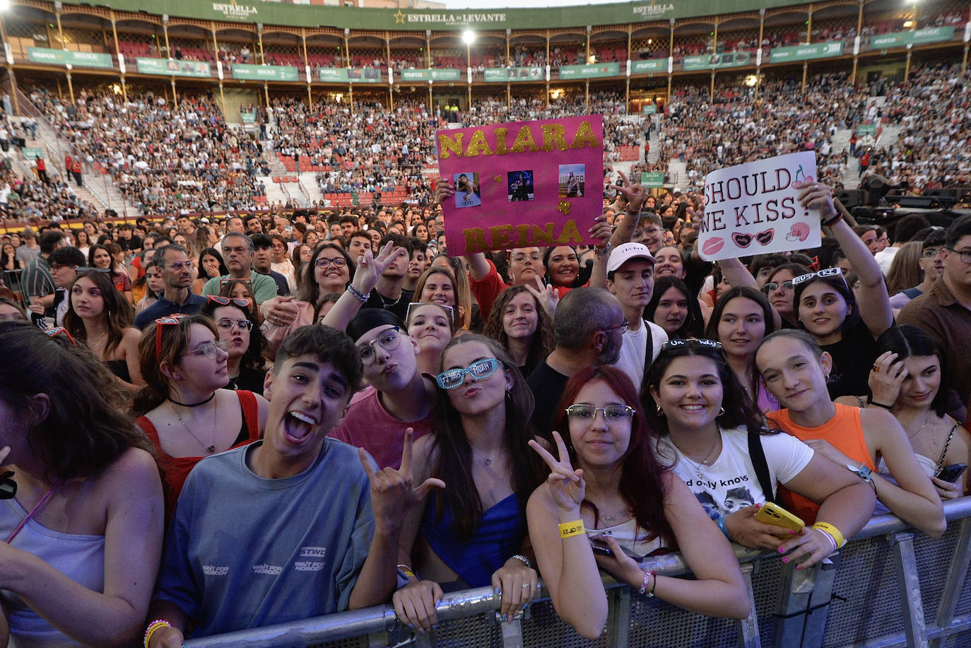 Imágenes del concierto de Operación Triunfo en la Plaza de Toros de Murcia