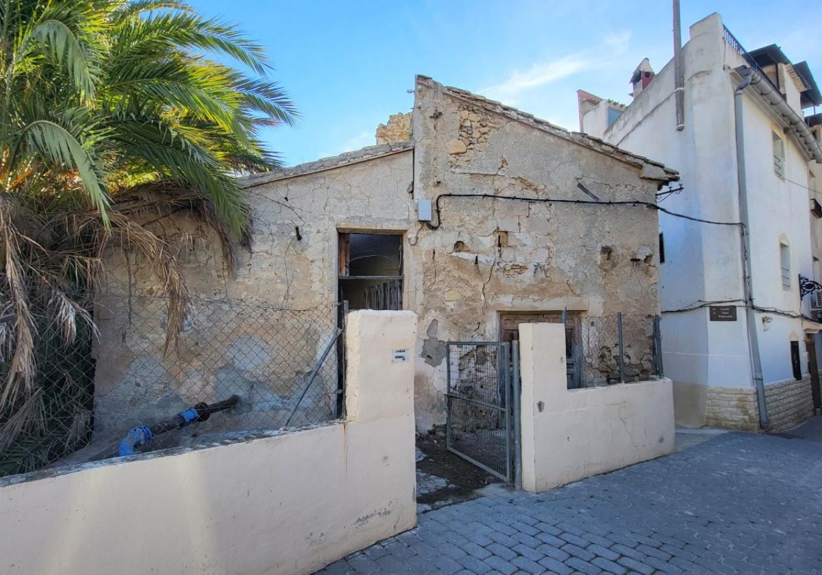 Antiguo molino harinero de Ojós, que será rehabilitado.