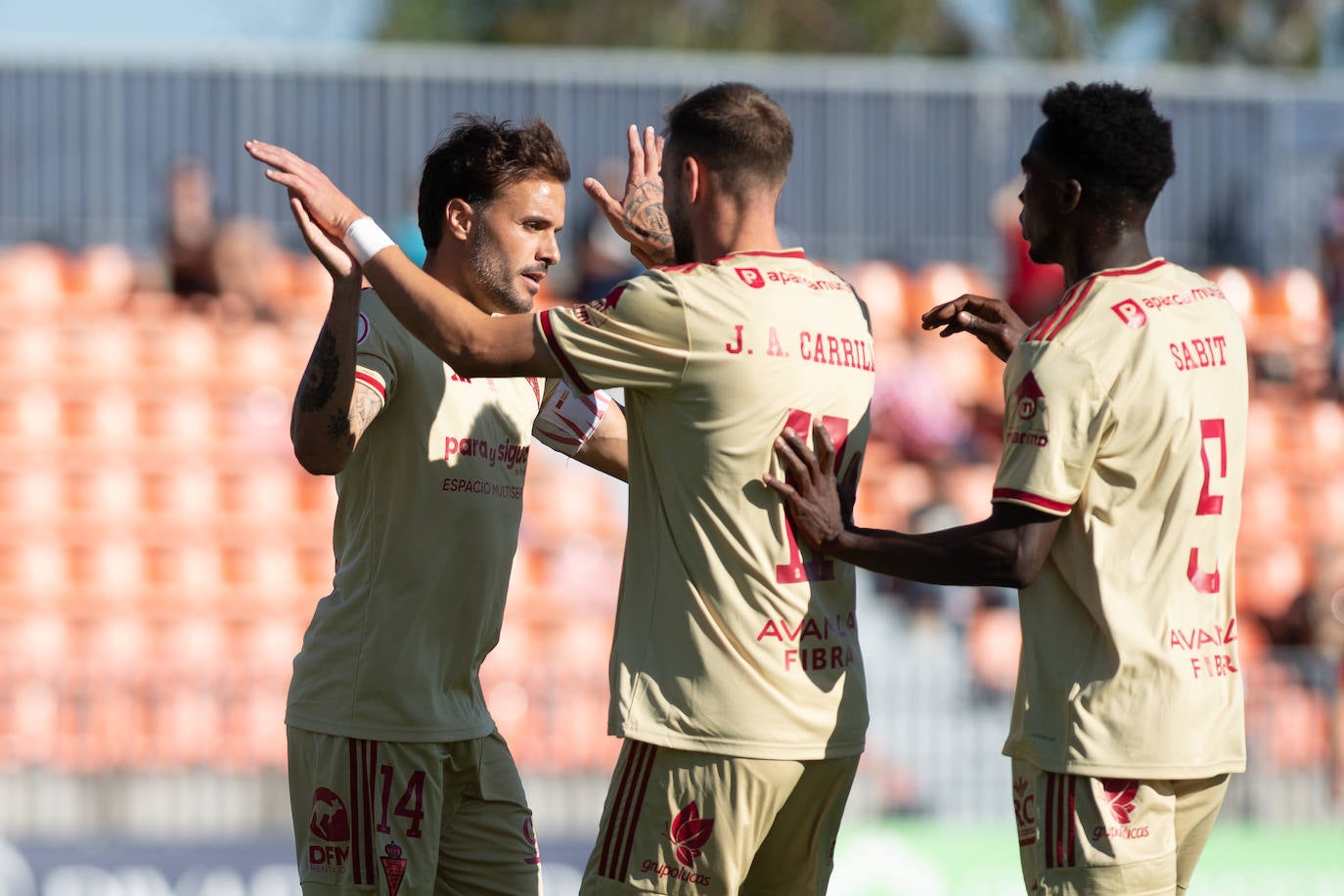 La derrota del Real Murcia frente al Atleti B, en imágenes