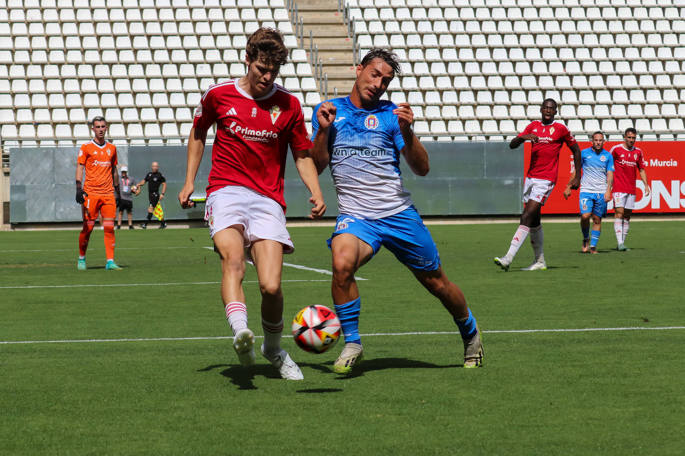 La victoria del Real Murcia Imperial frente al Lorca Deportiva, en imágenes