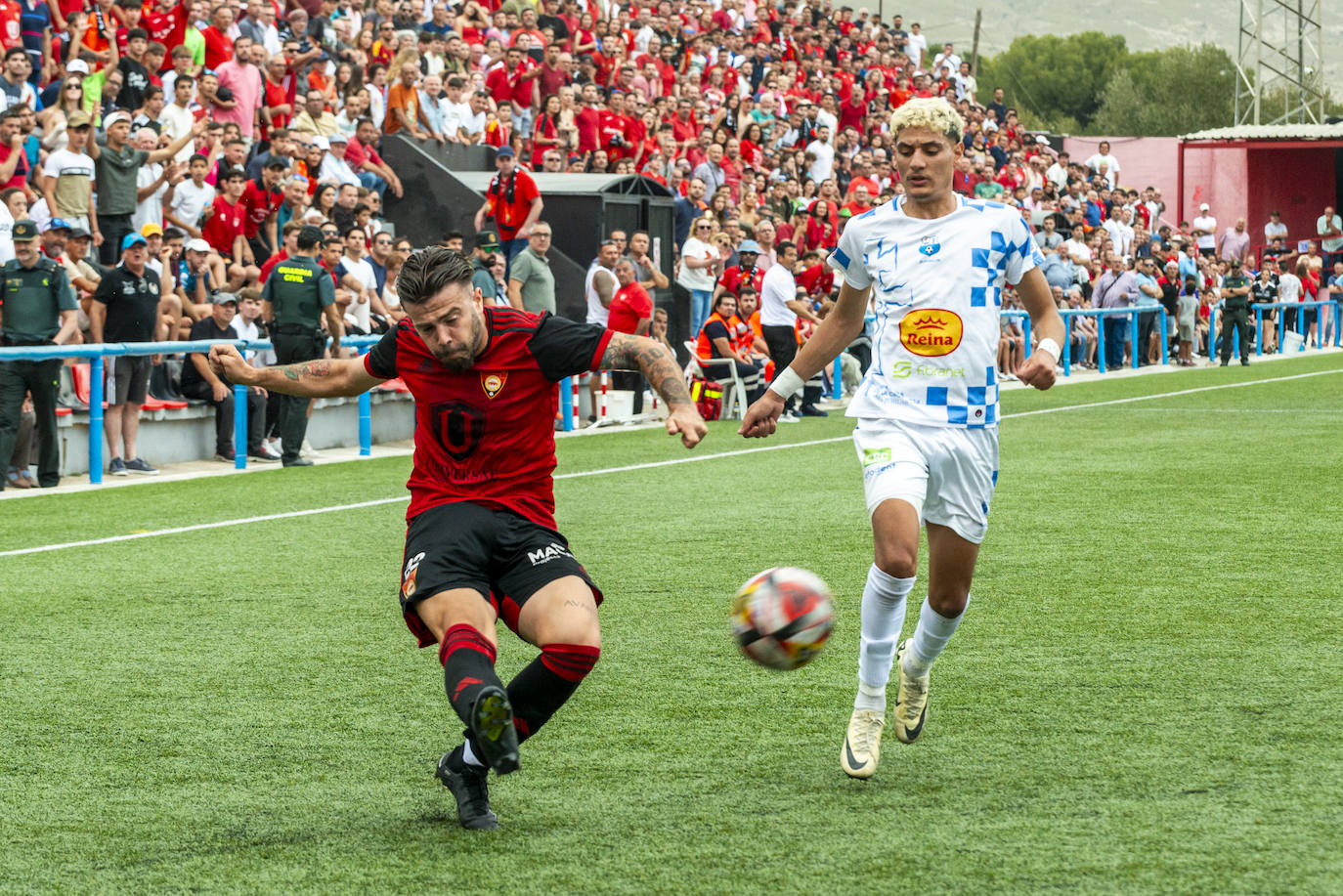 El Cieza accede a las semifinales del &#039;playoff&#039; tras eliminar al Caravaca, en imágenes