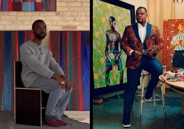 Joseph Awuah-Darko y Kehinde Wiley.