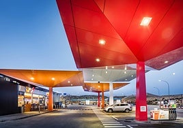 Una estación de servicio de Repsol, en una imagen de archivo.