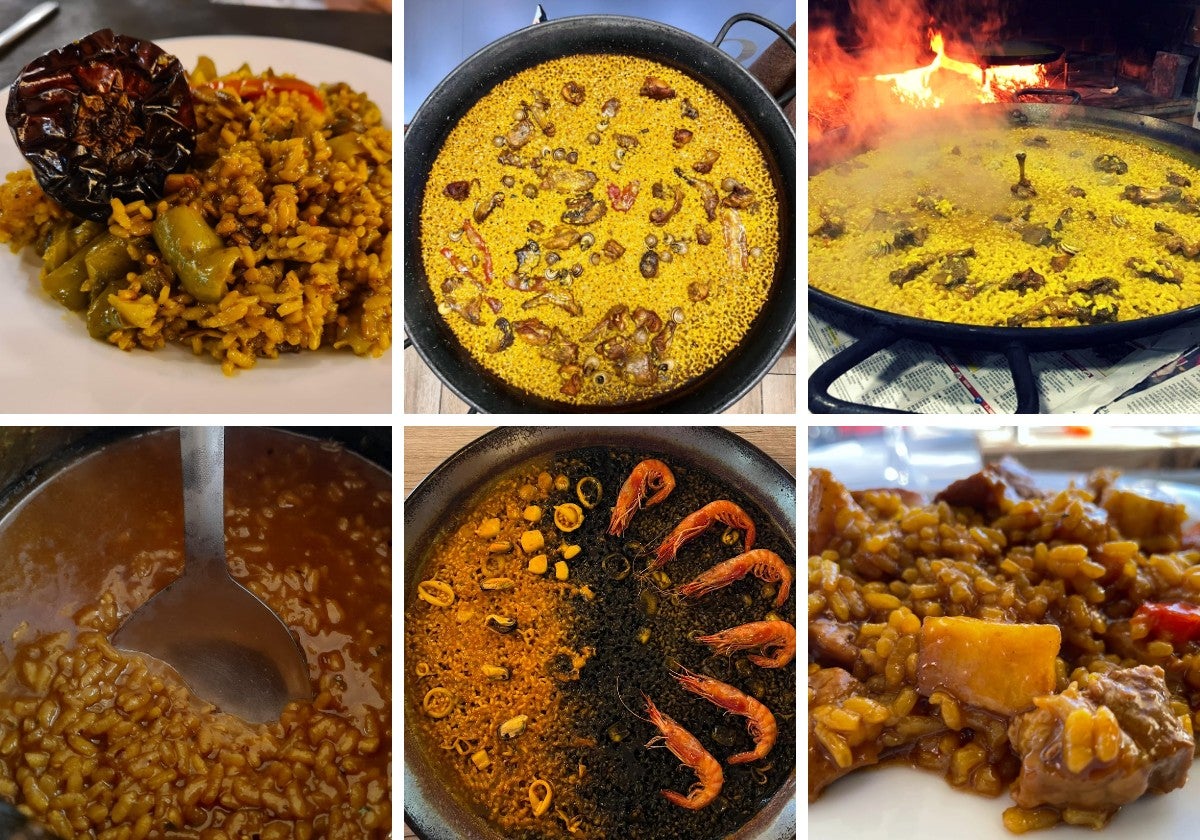 Finca Santiago, Arroces El Pillo, El Rincón de Ignacio, Restaurante Varadero, Titanium y Juan Mari.