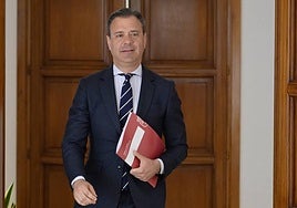 Marcos Ortuño, este jueves.