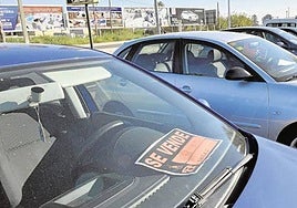 Vehículos en venta, en una imagen de archivo.