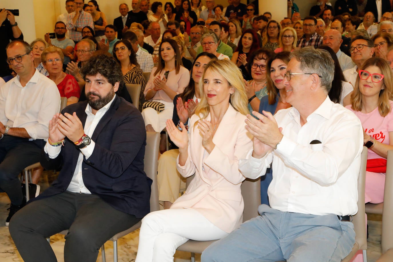 Acto electoral del PP en Lorca con Cayetana Álvarez de Toledo, en imágenes