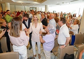 Cayetana Álvarez de Toledo, este domingo, en Lorca.