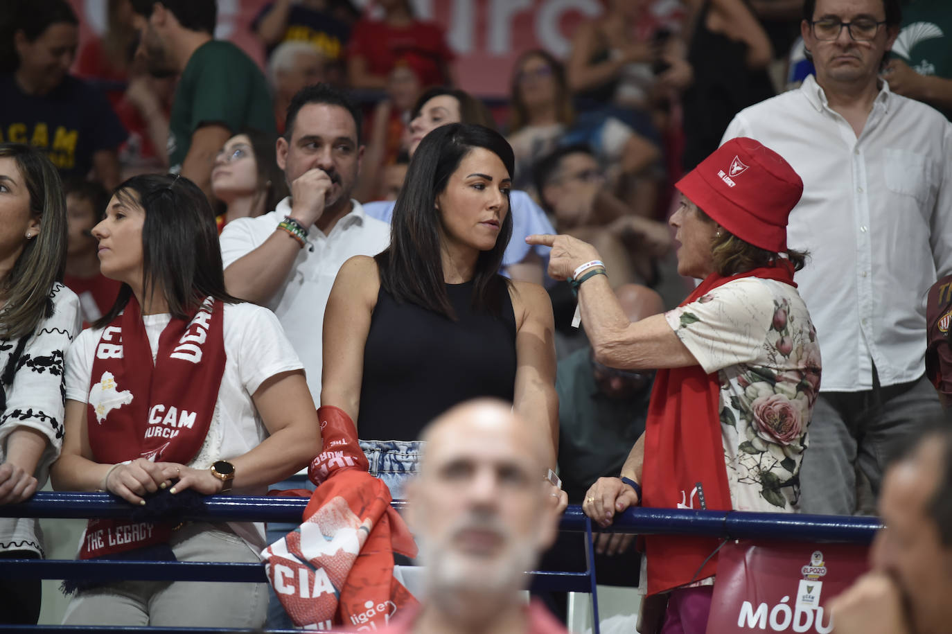 Las imágenes de la afición en el partido UCAM Murcia-Unicaja