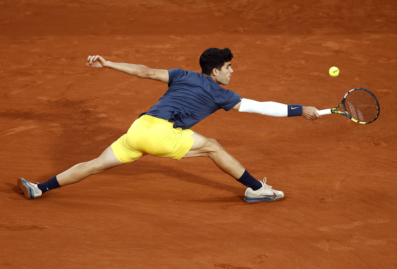 Las imágenes del partido entre Carlos Alcaraz y Stefanos Tsitsipas