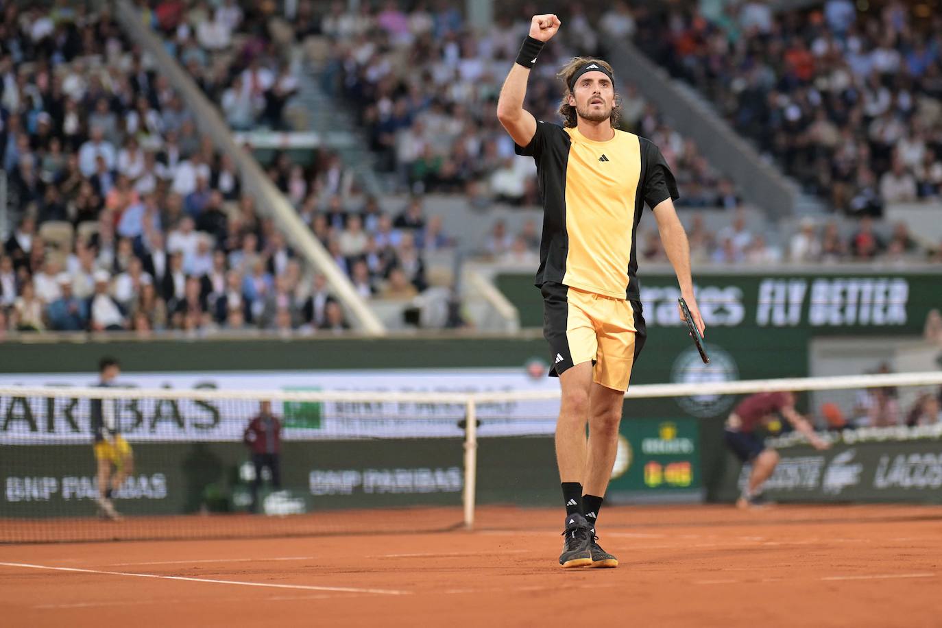 Las imágenes del partido entre Carlos Alcaraz y Stefanos Tsitsipas