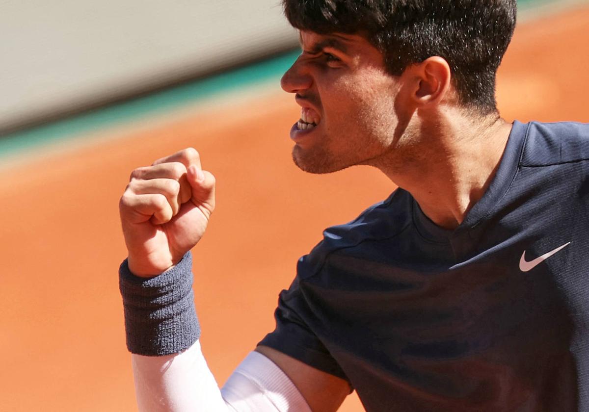 La victoria de Carlos Alcaraz ante Sinner en Roland Garros, en imágenes