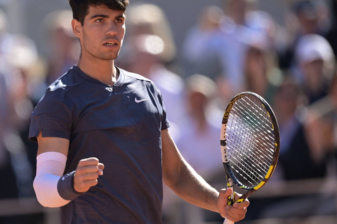 La victoria de Carlos Alcaraz ante Sinner en Roland Garros, en imágenes