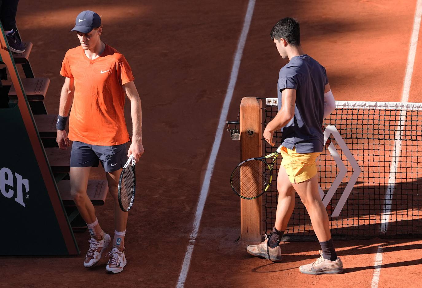 La victoria de Carlos Alcaraz ante Sinner en Roland Garros, en imágenes