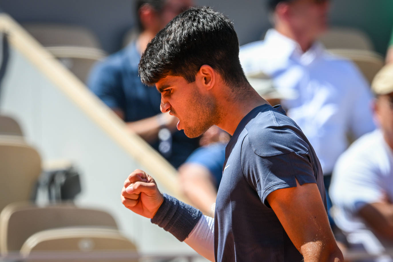 La victoria de Carlos Alcaraz ante Sinner en Roland Garros, en imágenes