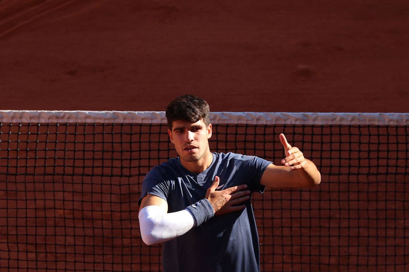 La victoria de Carlos Alcaraz ante Sinner en Roland Garros, en imágenes