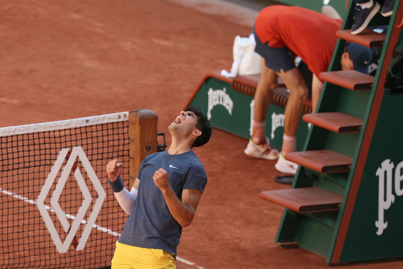 La victoria de Carlos Alcaraz ante Sinner en Roland Garros, en imágenes