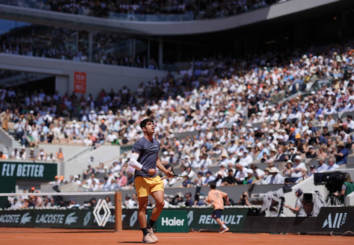 La victoria de Carlos Alcaraz ante Sinner en Roland Garros, en imágenes