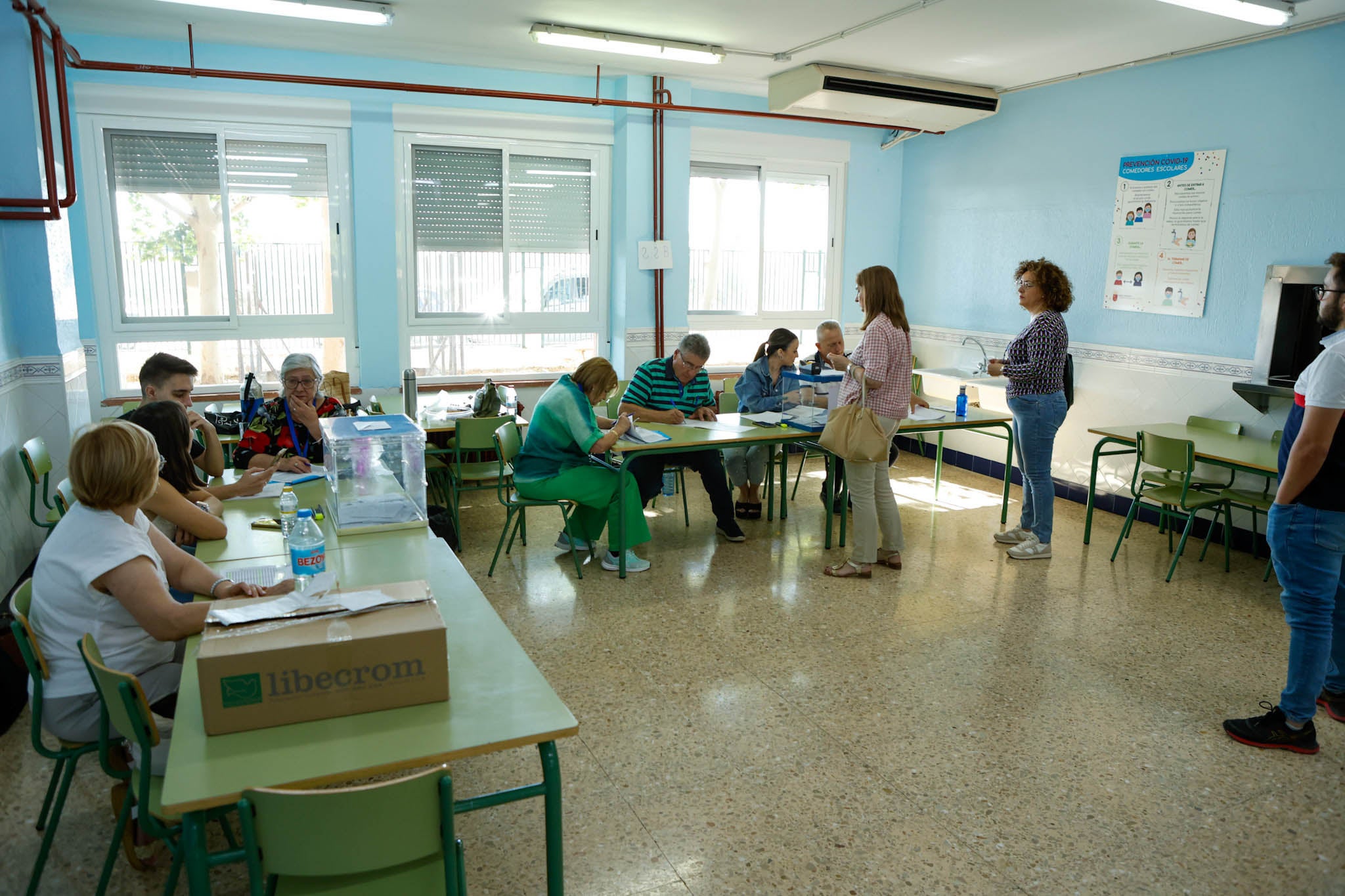 Las elecciones europeas en la Región de Murcia, en imágenes