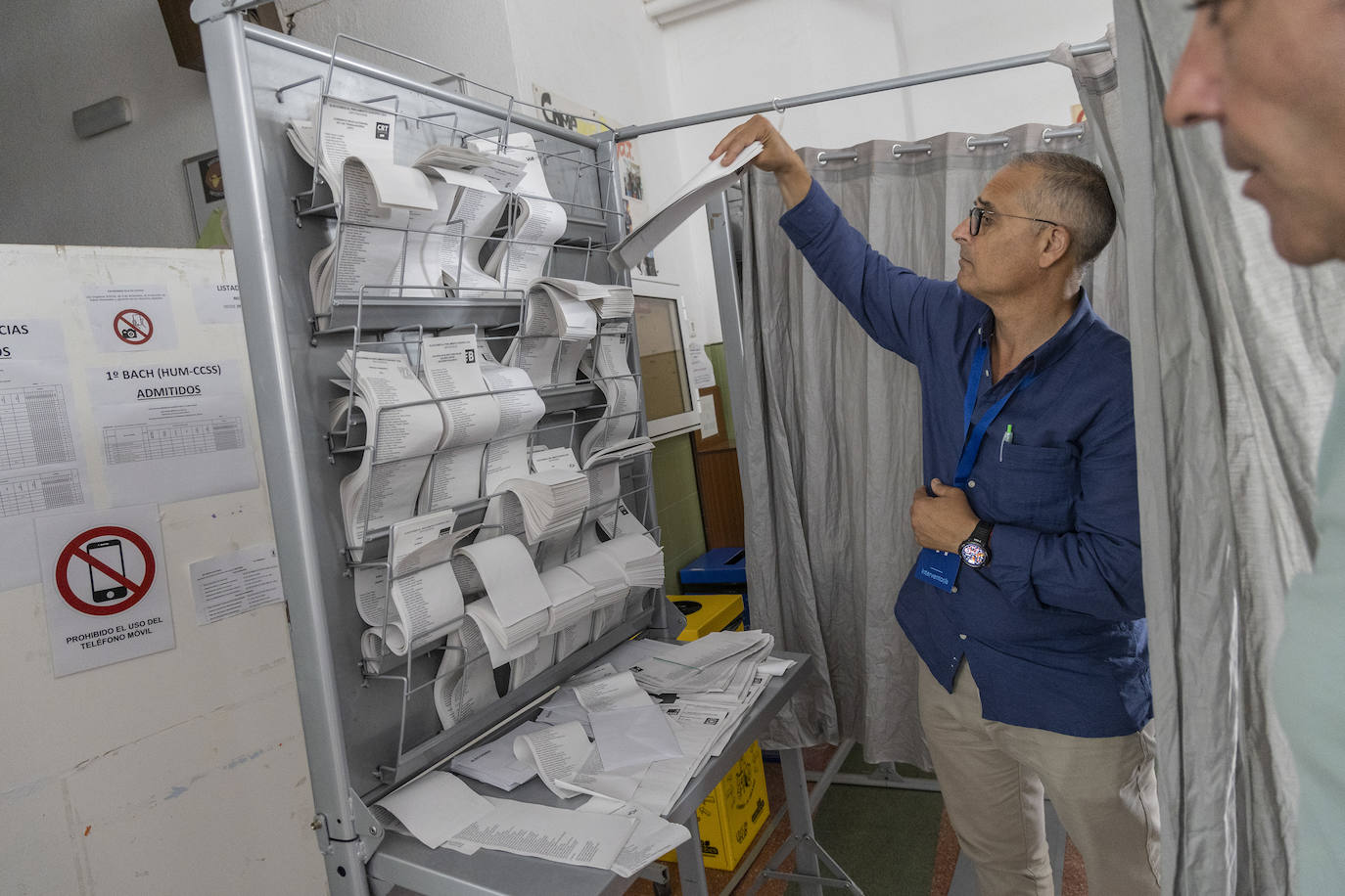 Las elecciones europeas en la Región de Murcia, en imágenes