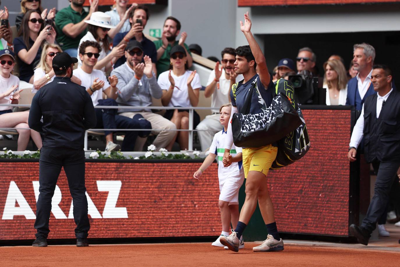 La final de Roland Garros entre Carlos Alcaraz y Alexander Zverev, en imágenes