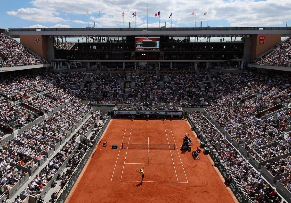 La final de Roland Garros entre Carlos Alcaraz y Alexander Zverev, en imágenes