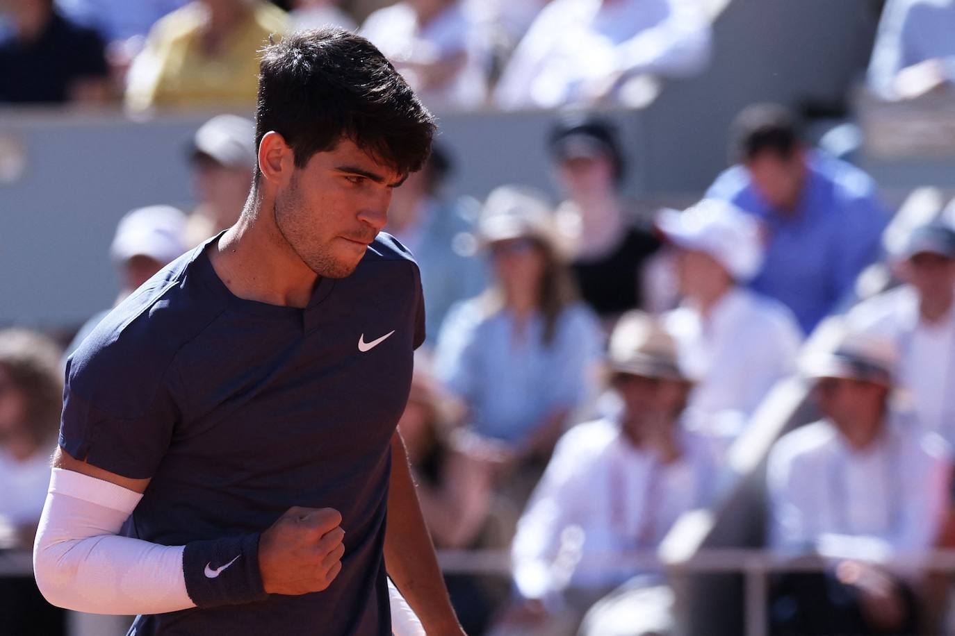 La final de Roland Garros entre Carlos Alcaraz y Alexander Zverev, en imágenes