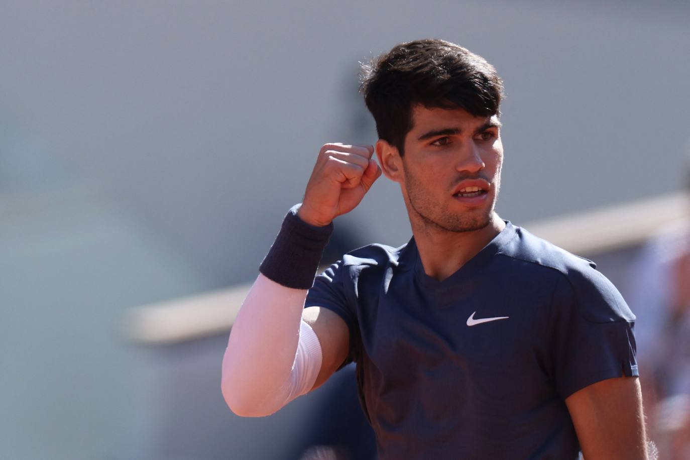 La final de Roland Garros entre Carlos Alcaraz y Alexander Zverev, en imágenes