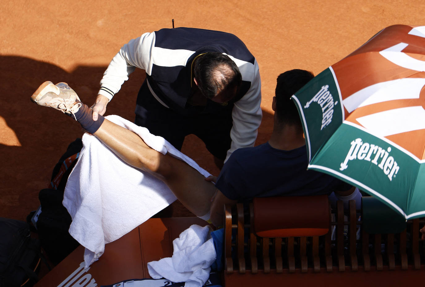 La final de Roland Garros entre Carlos Alcaraz y Alexander Zverev, en imágenes