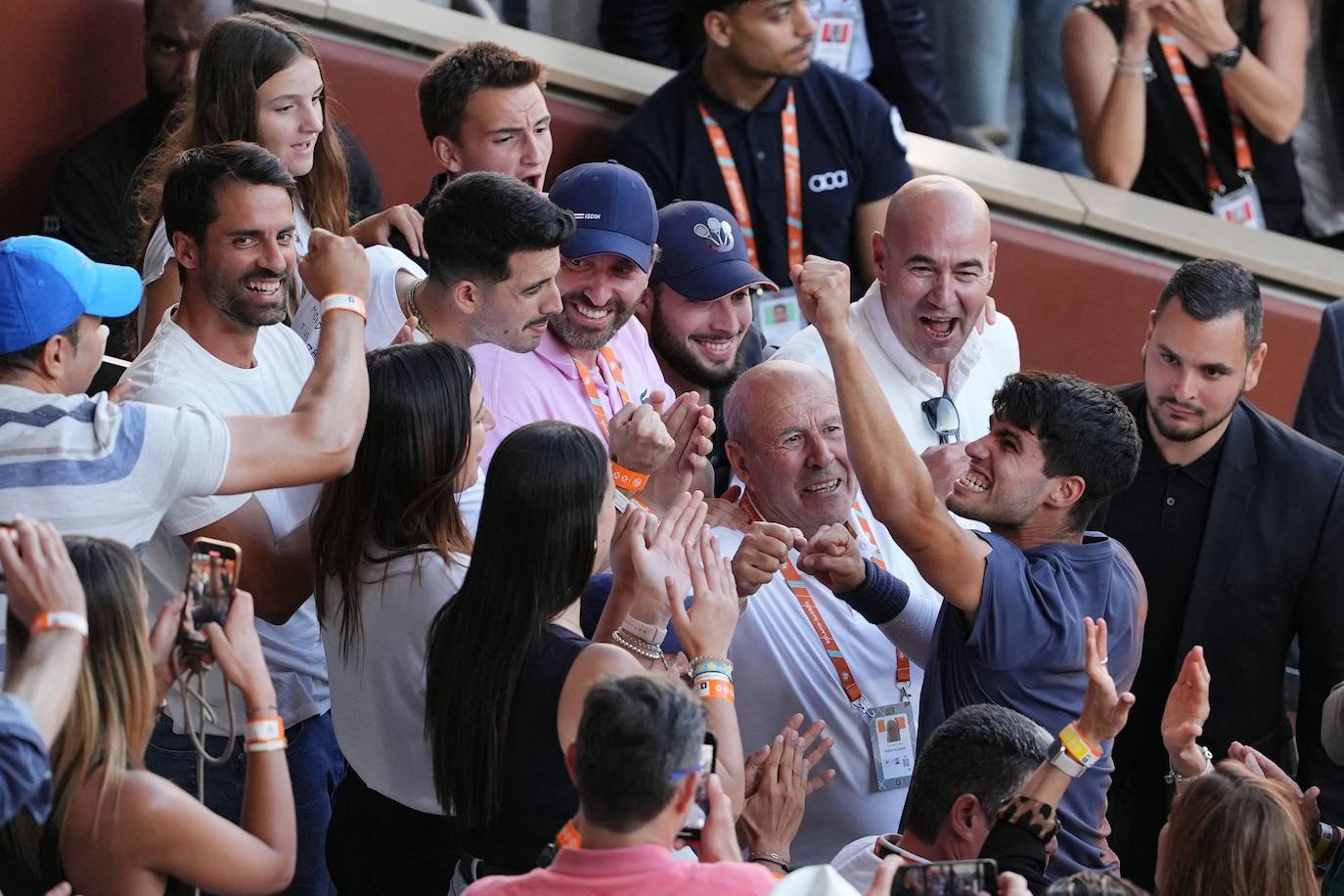 La final de Roland Garros entre Carlos Alcaraz y Alexander Zverev, en imágenes