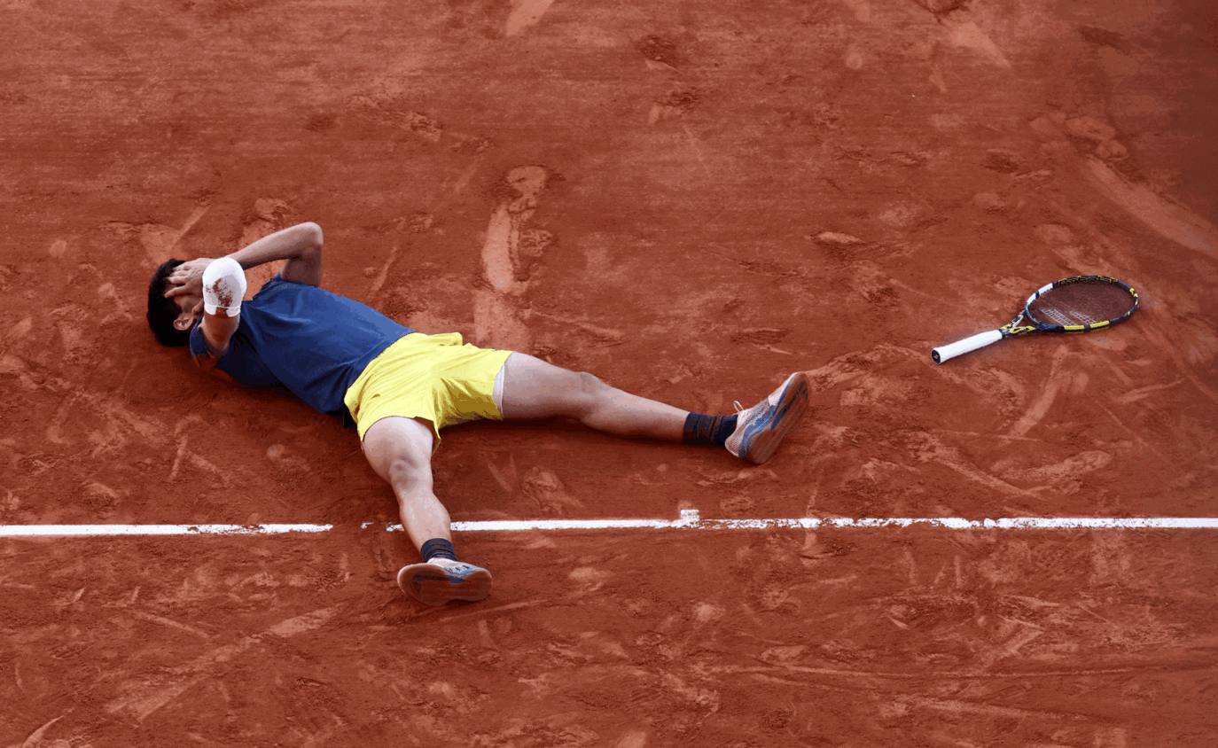 La final de Roland Garros entre Carlos Alcaraz y Alexander Zverev, en imágenes