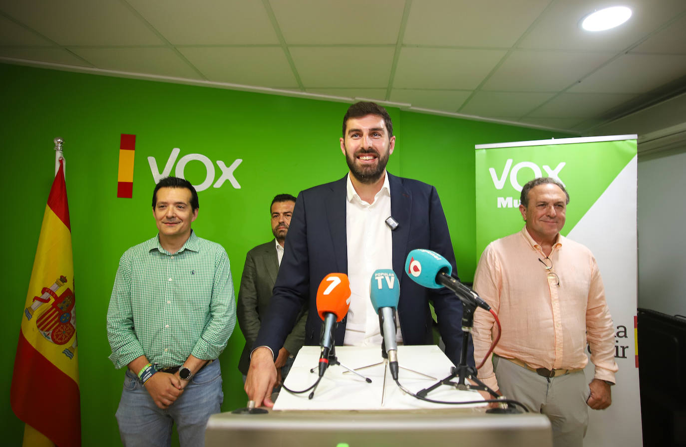 Las imágenes de la celebración de Vox tras las elecciones europeas