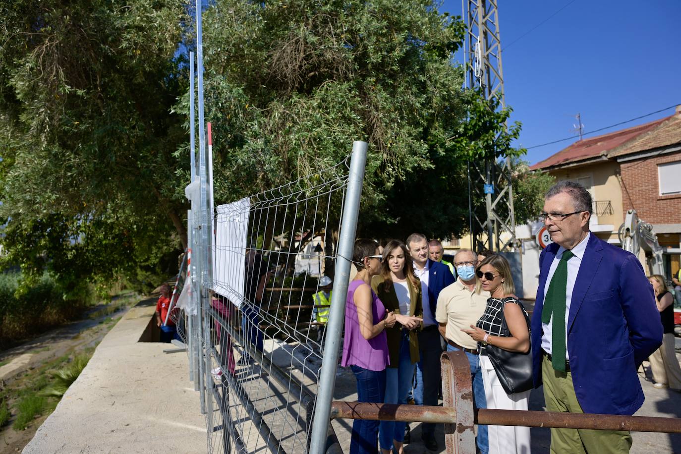 Las imágenes de las obras de construcción del puente de El Raal