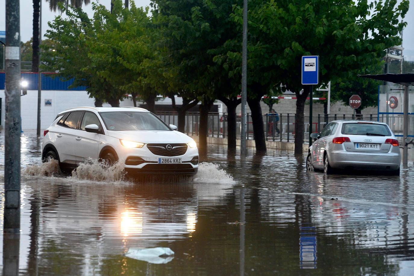 Las imágenes de la tromba de agua en Murcia