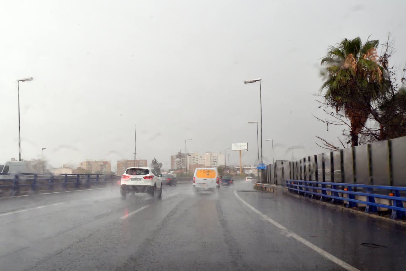 Las inundaciones por la lluvia en Murcia, en imágenes