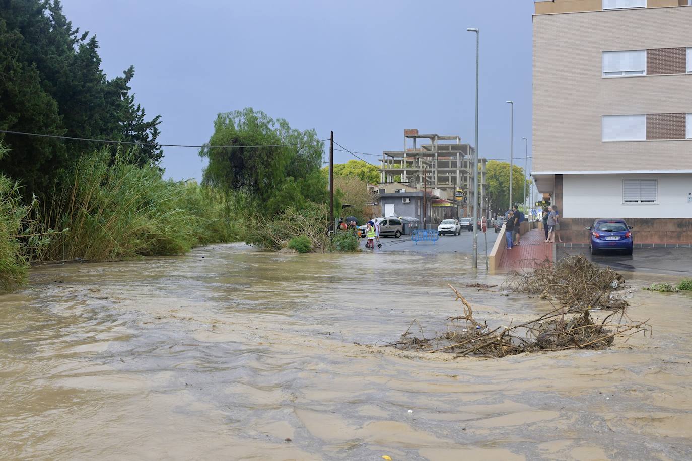 Las inundaciones por la lluvia en Murcia, en imágenes