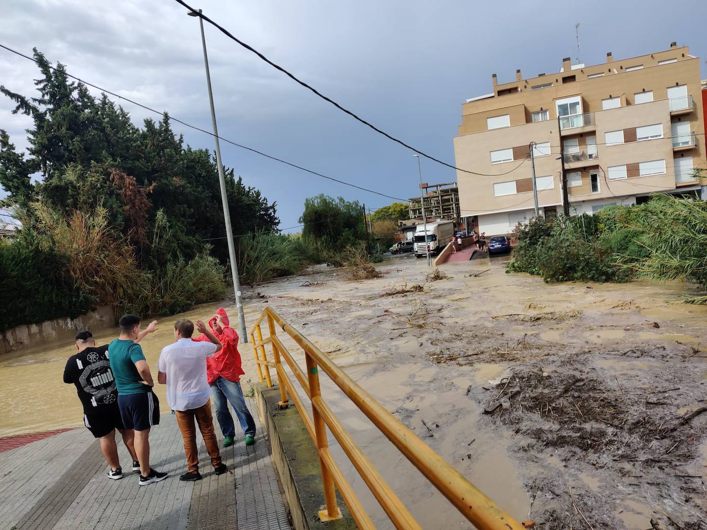 Las inundaciones por la lluvia en Murcia, en imágenes