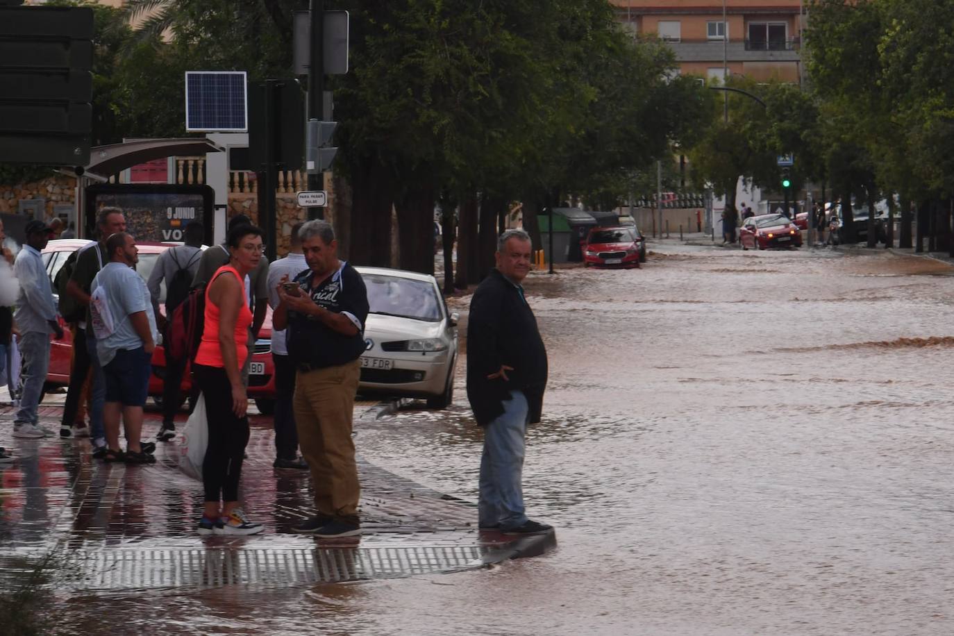 Las inundaciones por la lluvia en Murcia, en imágenes