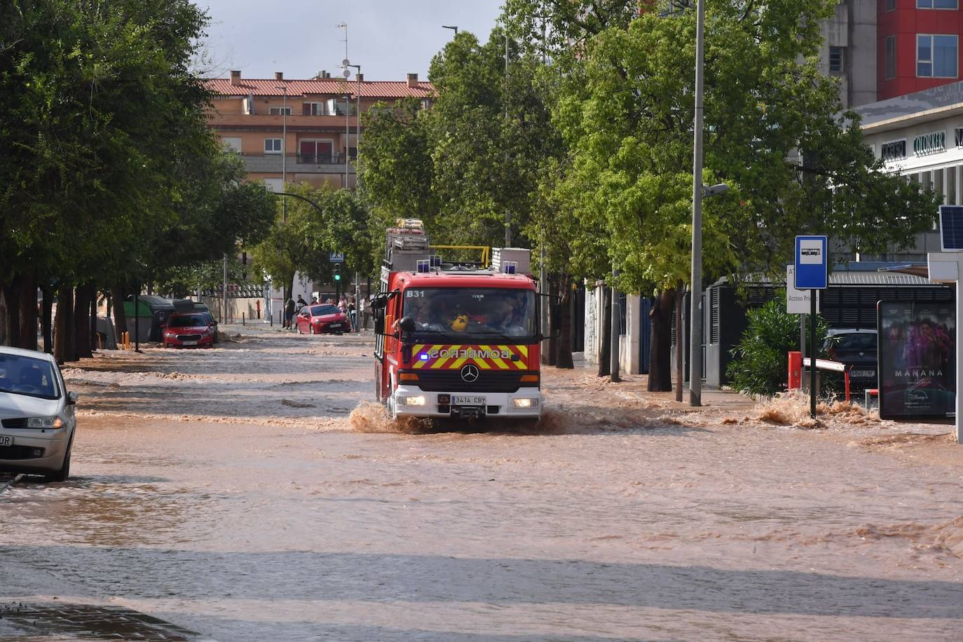 Las inundaciones por la lluvia en Murcia, en imágenes